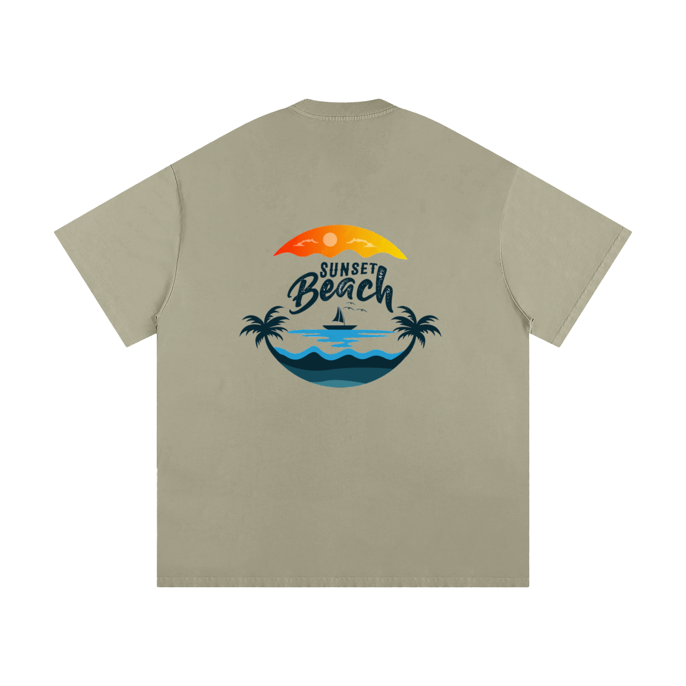 Cultura Loose Fit Sunset Beach Tee