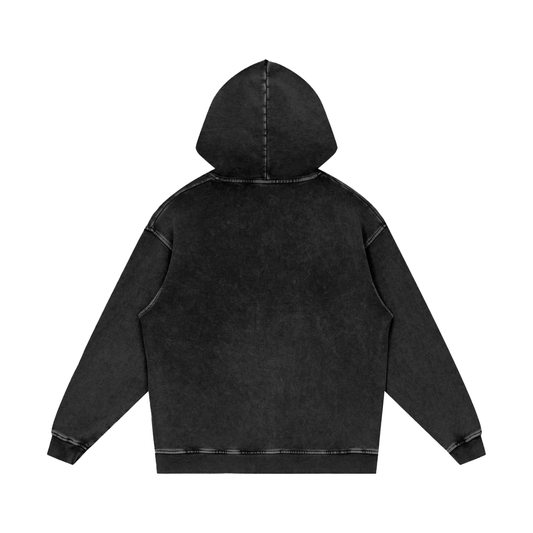 Cultura Acid Wash Oversize Hoodie