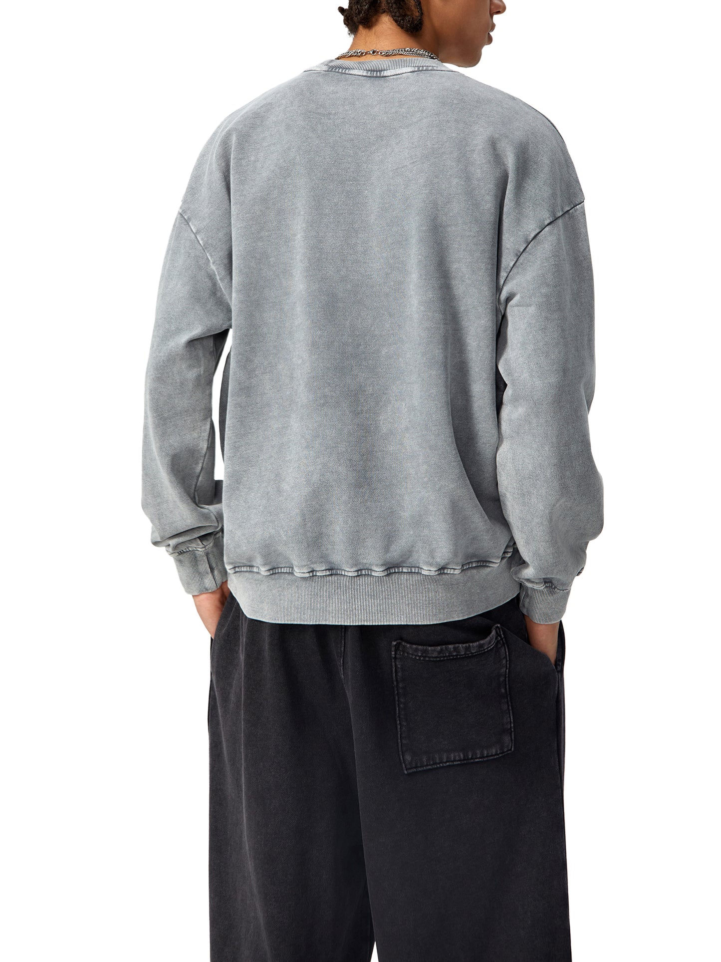 Cultura Acid Wash Oversize Jumper